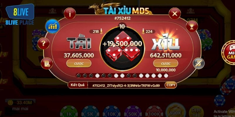 Hướng dẫn tham gia một ván game tài xỉu
