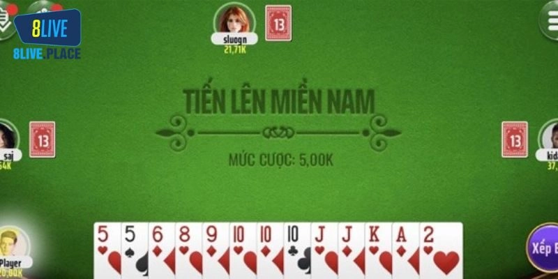 Luật chơi Tiến Lên miền Nam cực đơn giản